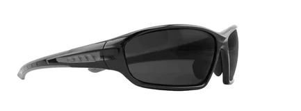 Jack Armour Trackside Black with Smoke Polarised Lens