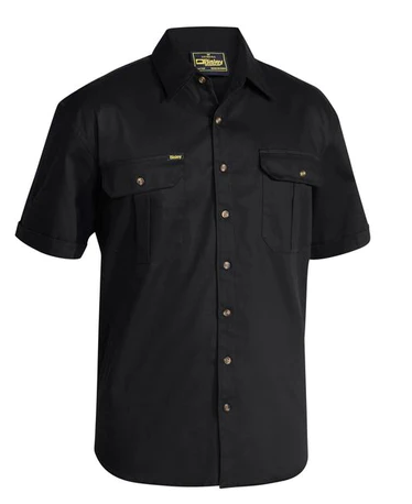 [Bs1433] Bisley BS1433 Original S/s Cotton Drill Shirt